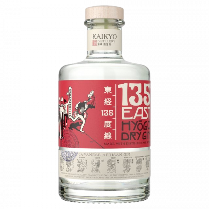 135 East Gin Hyogo Dry - Gin Artisanal Japonais - 42%